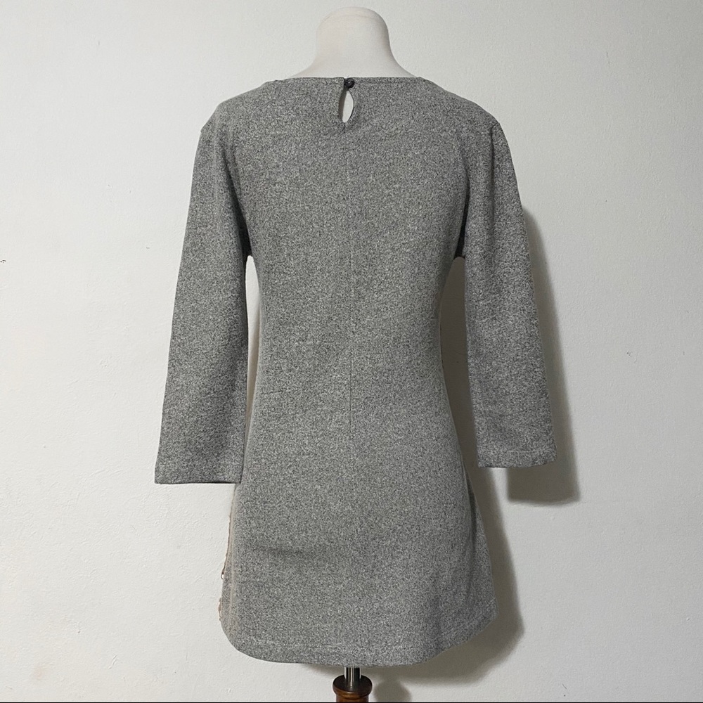 ANTHROPOLOGIE Dolan Lace Sweater Mini Dress - Picture 2 of 7